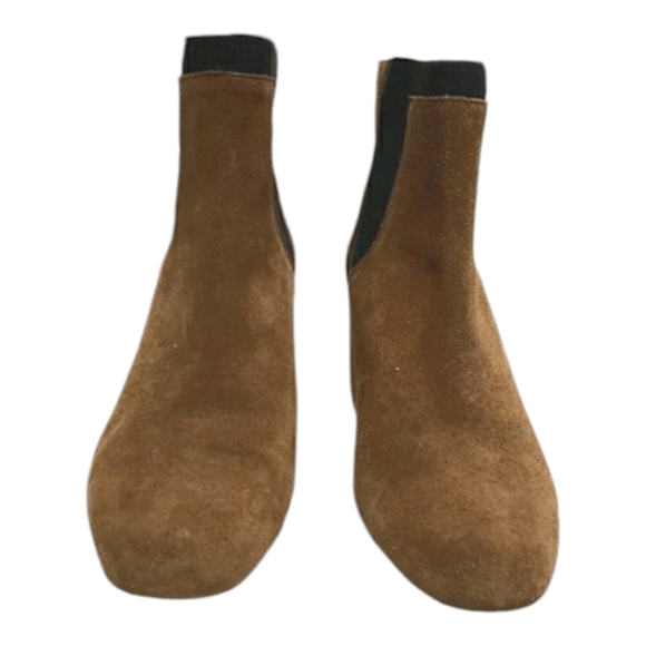 Zara Chelsea Ankle Boots sz 41 (10.5) tan Chukka booties - Picture 10 of 11